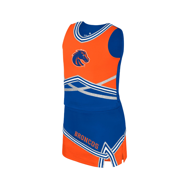 Boise State Broncos Girls Colosseum Cheerleader Onesie (Blue/Orange)
