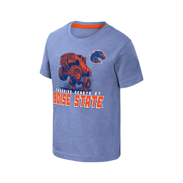 Boise State Broncos Toddler Colosseum Monster Truck T-Shirt (Blue)