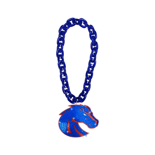 Boise State Broncos Aminco Bling Fan Chain (Blue)