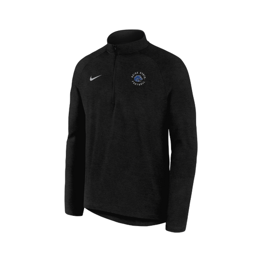 Boise State Broncos Men's Nike Coaches Dri-Fit 1/2 Zip Pullover (Black)