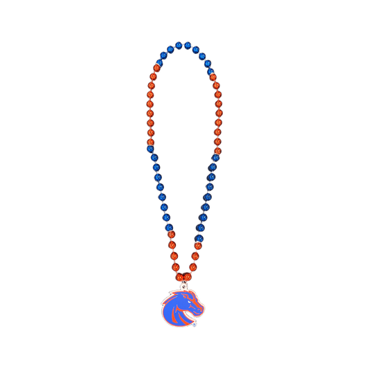 Boise State Broncos Mojo Beaded Necklace (Blue/Orange)