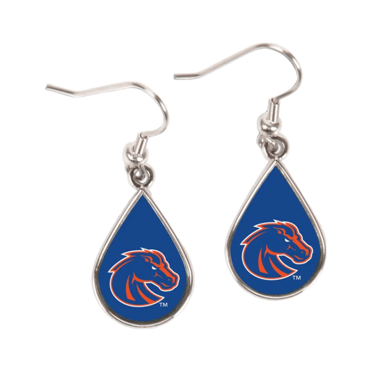 Boise State Broncos Wincraft Tear Drop Dangle Earrings (Blue)