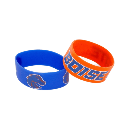 Boise State Broncos Aminco 2 Pack Silicone Bracelets