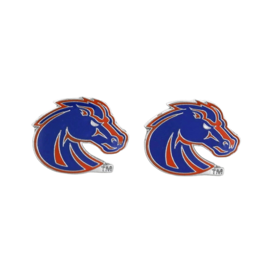 Boise State Broncos Aminco Bronco Post Earrings
