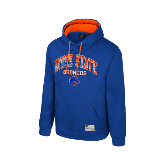 Boise State Broncos Men's Colosseum Embroidered Hoodie (Blue)