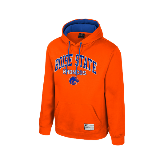 Boise State Broncos Men's Colosseum Embroidered Hoodie (Orange)