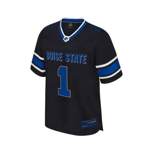 Boise State Broncos Men's Colosseum Football Fan Jersey (Black)