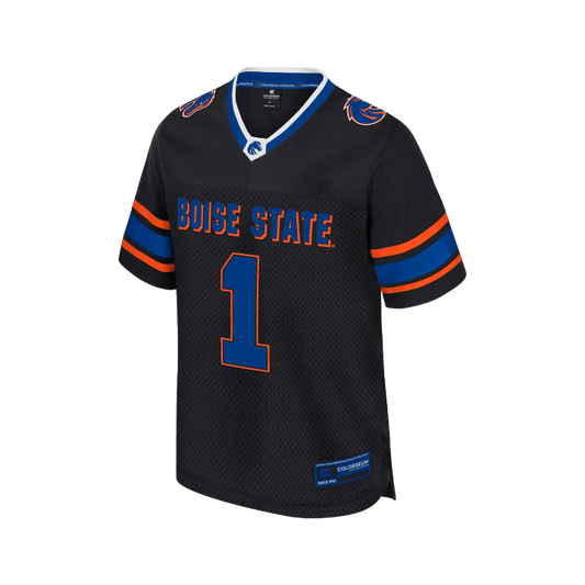 Boise State Broncos Youth Colosseum Football Jersey (Black)