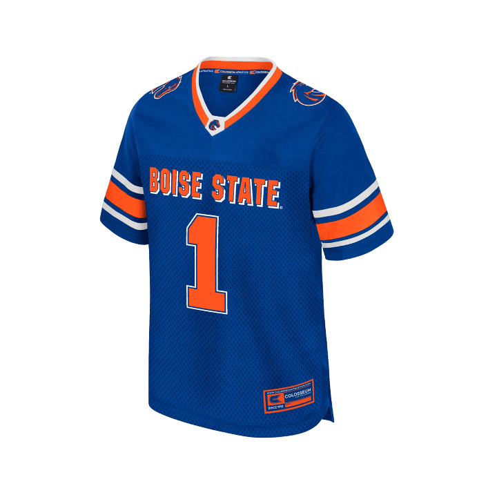 Boise State Broncos Youth Colosseum Football Jersey (Blue)