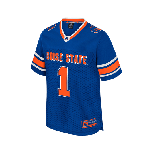 Boise State Broncos Youth Colosseum Football Jersey (Blue)