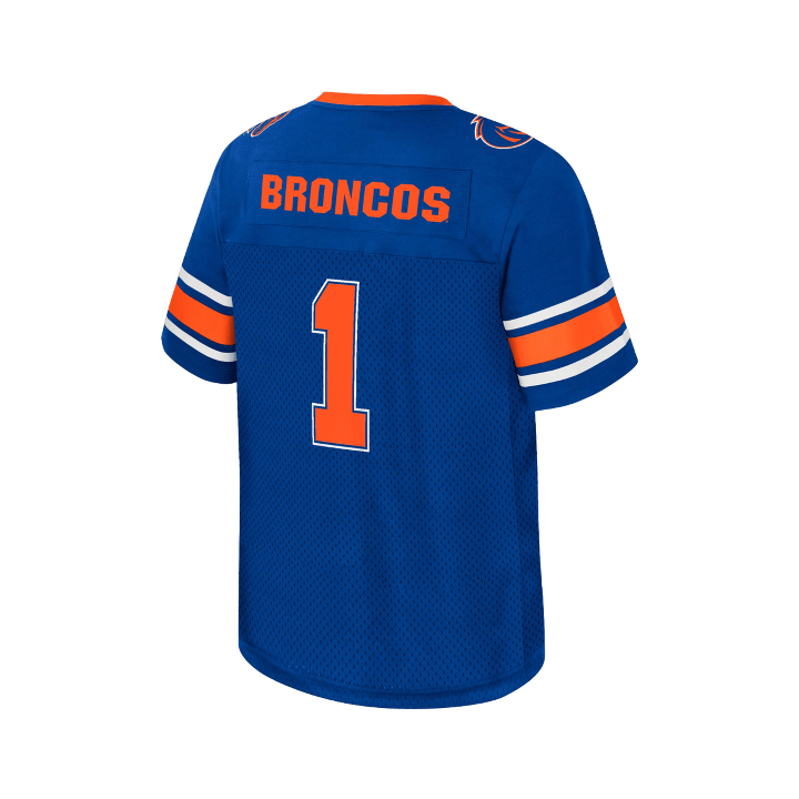 Boise State Broncos Youth Colosseum Football Jersey (Blue)