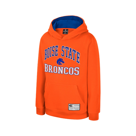 Boise State Broncos Youth Colosseum Embroidered Hoodie (Orange)