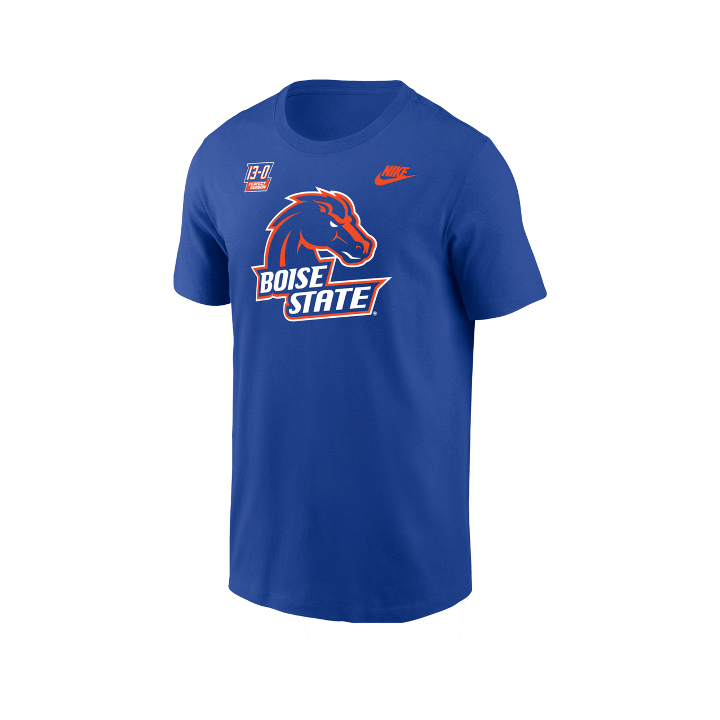 Boise State Broncos Men's Nike Fiesta Bowl 20th Anniversary T-Shirt (Blue)