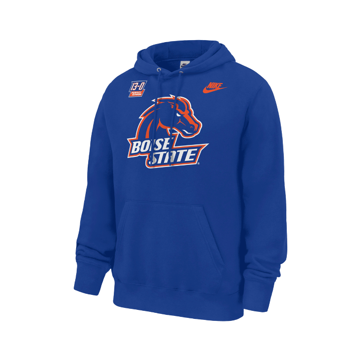 Boise State Broncos Men's Nike Fiesta Bowl 20th Anniversary Hoodie (Blue)