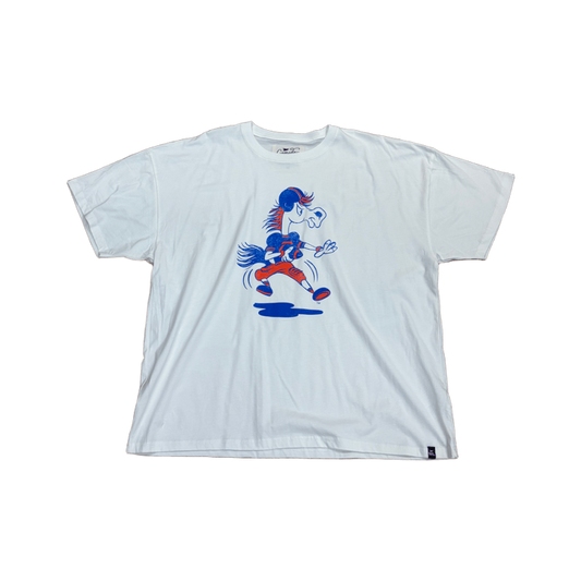 Boise State Broncos Women's Gameday Social Oversized Throwback T-Shirt (White)