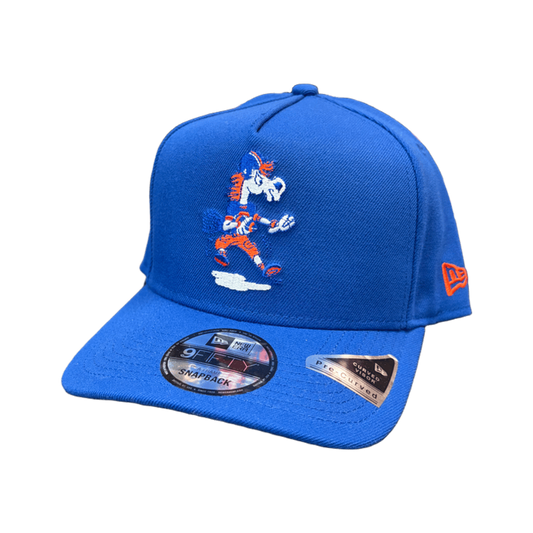 Boise State Broncos New Era Puddle Jumper 9Fifty A-Frame Snapback Hat (Blue)