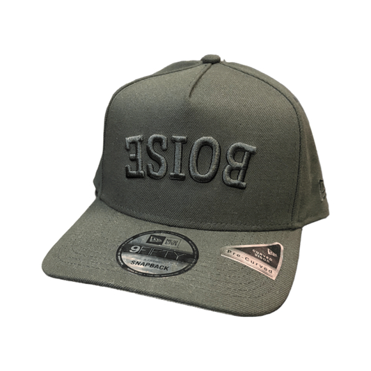 Boise State Broncos New Era "Boise"  9Fifty A-Frame Snapback Hat (Black)