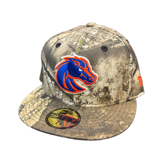 Boise State Broncos New Era Real Tree 59Fifty Fitted Hat (Camo)