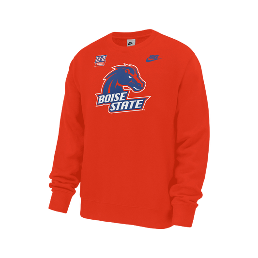 Boise State Broncos Men's Nike Fiesta Bowl 20th Anniversary Crewneck Sweatshirt (Orange)