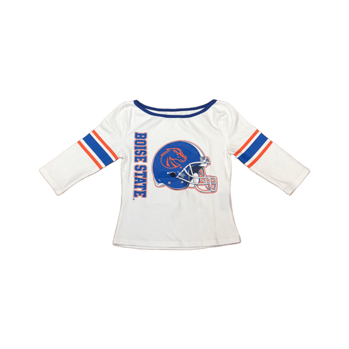 Boise State Broncos Women's Melze 3/4 Sleeve T-Shirt (White)