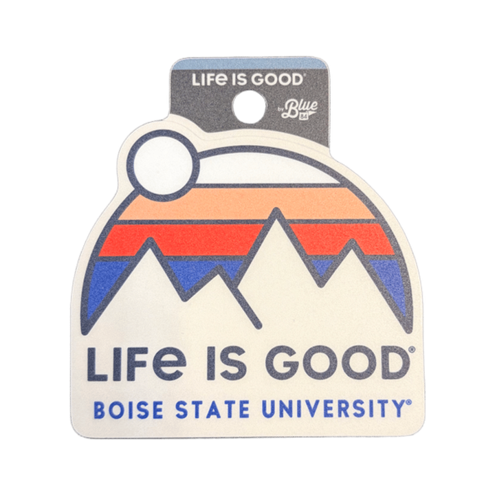Boise State Broncos Blue84 Life Is Good Sticker