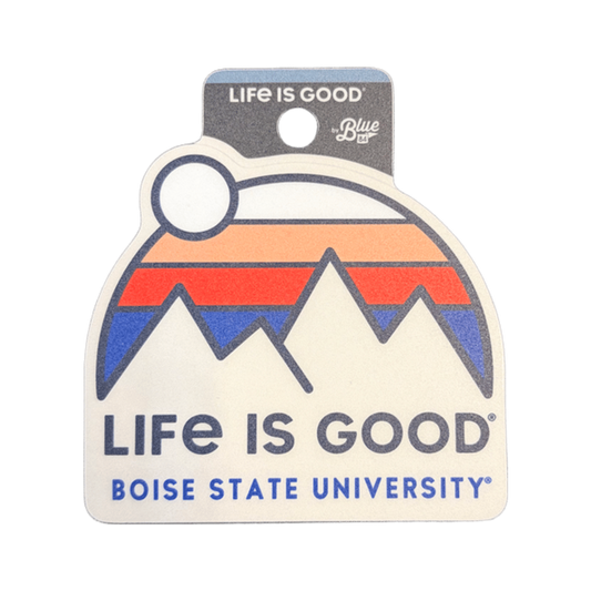 Boise State Broncos Blue84 Life Is Good Sticker