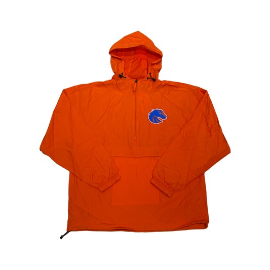 Boise State Broncos Men's Champion 1/2 Zip Windbreaker (Orange)