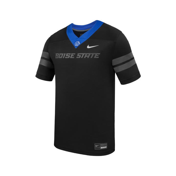 Boise State Broncos Men's Nike Customizable Football Jersey (Black)