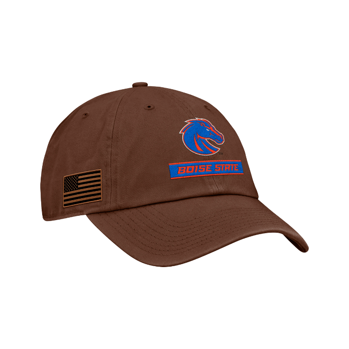 Boise State Broncos Nike 2026 Military Appreciation Club Adjustable Hat (Brown)
