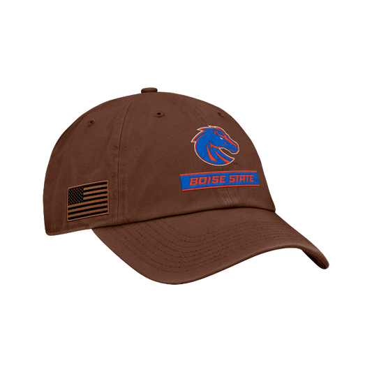 Boise State Broncos Nike 2026 Military Appreciation Club Adjustable Hat (Brown)