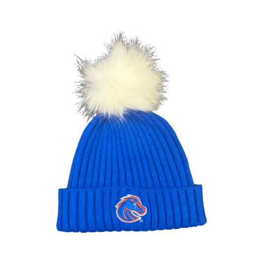 Boise State Broncos ZooZatz Pom Beanie (Blue)