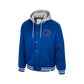 Boise State Broncos Men's Colosseum Button Up Puffer Jacket (Blue)