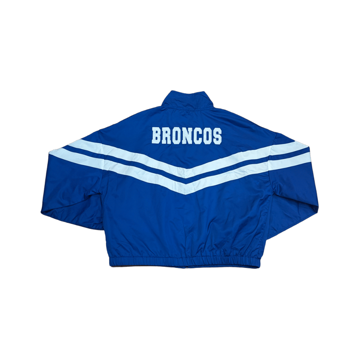 Boise State Broncos Women's Colosseum Cropped Full Zip Jacket (Blue)