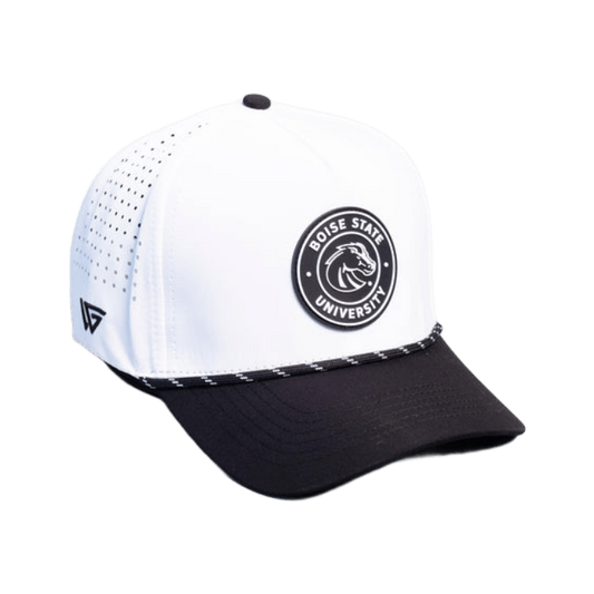 Boise State Broncos Woodn Grail Rope Breathable A-Frame Snapback Hat (Black)
