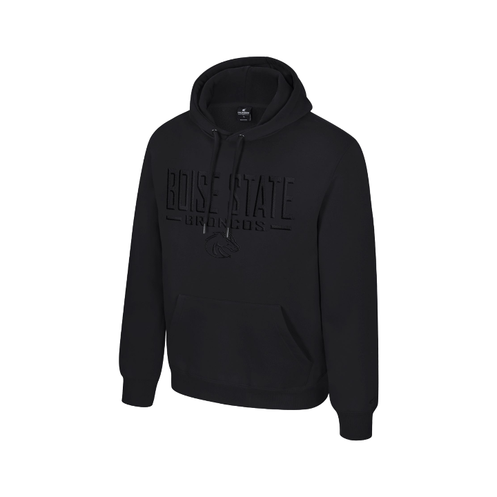 Boise State Broncos Men's Colosseum Tonal Hoodie (Black)