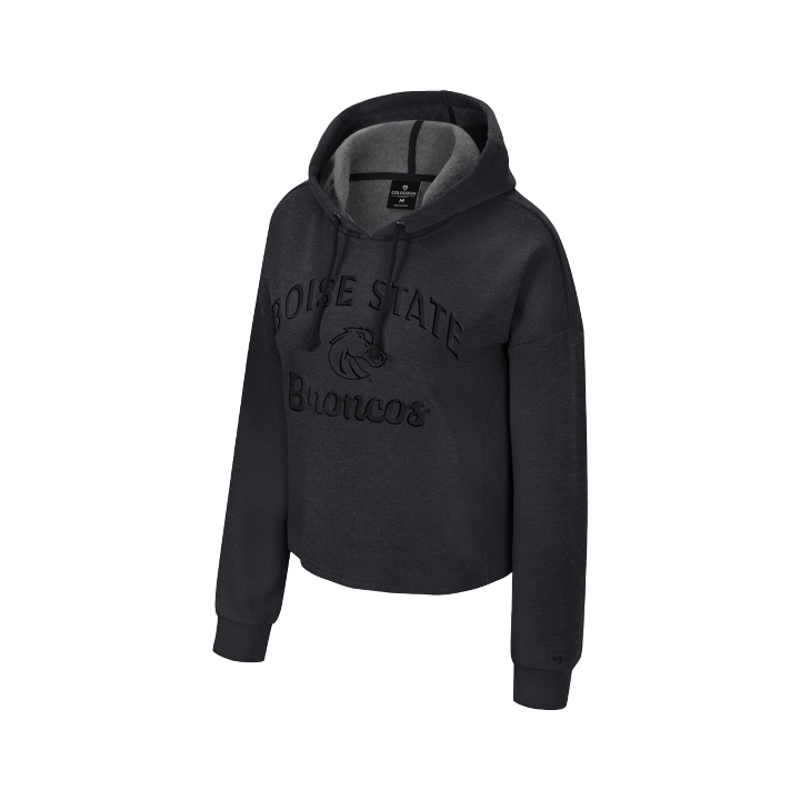 Boise State Broncos Women's Colosseum Tonal Hoodie (Black)