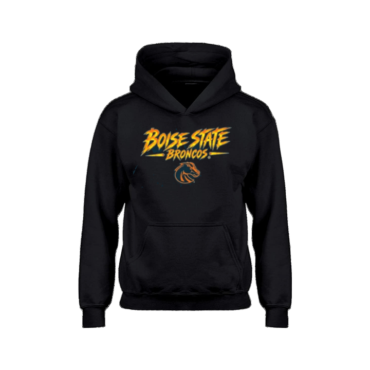 Boise State Broncos Men's Select Blackout Gameday Hoodie (Black)