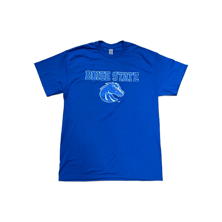 Boise State Broncos Select Men's Small Bronco Gameday T-Shirt (Blue)