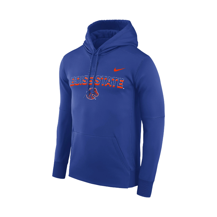 Boise State Broncos Nike Men's Shadow Therma Hoodie (Blue)