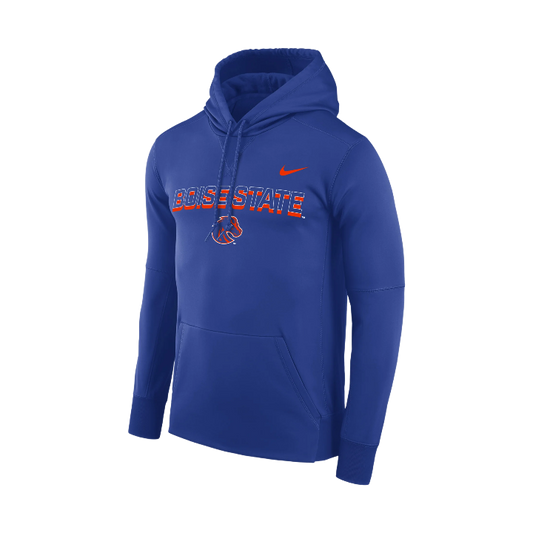 Boise State Broncos Nike Men's Shadow Therma Hoodie (Blue)