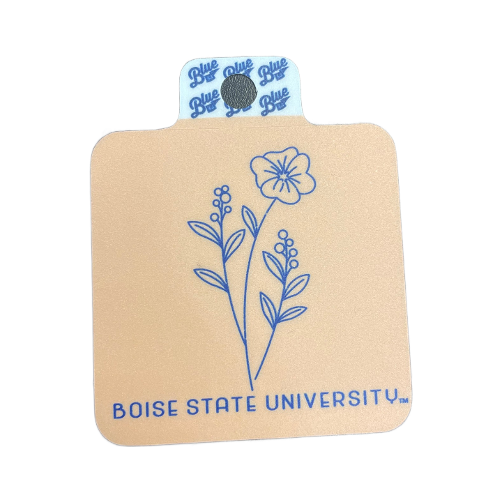 Boise State Broncos Blue84 Floral Sticker (Peach)