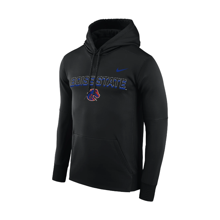 Boise State Broncos Nike Men's Shadow Therma Hoodie (Black)