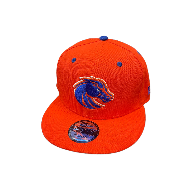 Boise State Broncos New Era Bronco 9Fifty Snapback Hat (Orange)