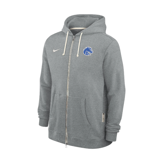 Boise State Broncos Nike Men's On Field Full Zip Hoodie (Grey)