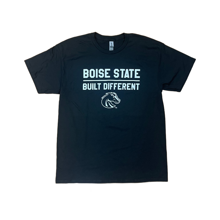 Boise State Broncos Select Men's "Built Different" Gameday T-Shirt (Black)