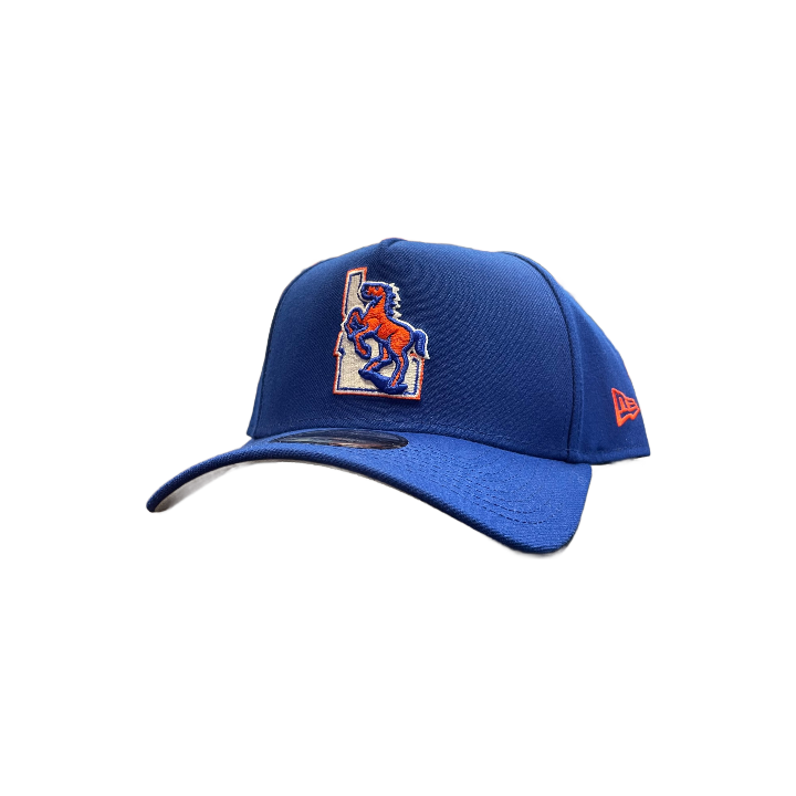 Boise State Broncos New Era Vault Horse 9Forty A-Frame Snapback Hat (Blue)