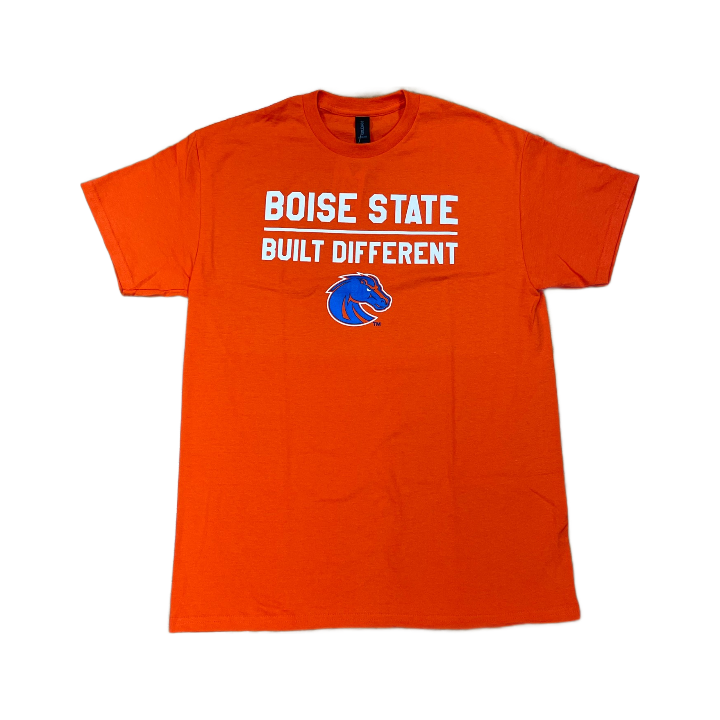 Boise State Broncos Select Men's "Built Different" Gameday T-Shirt (Orange)