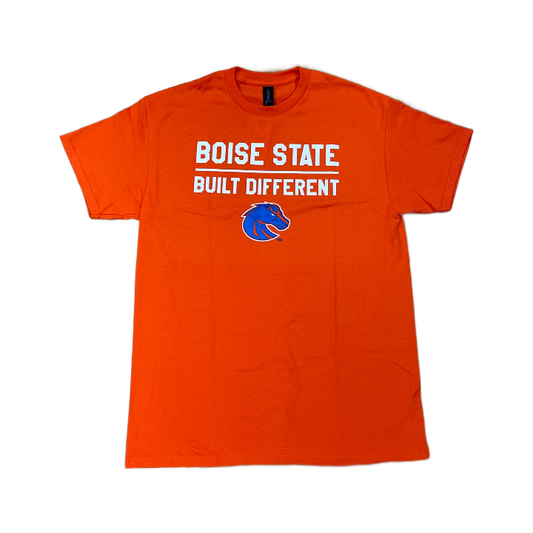 Boise State Broncos Select Men's "Built Different" Gameday T-Shirt (Orange)