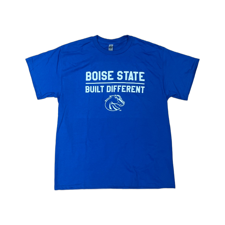 Boise State Broncos Select Men's "Built Different" Gameday T-Shirt (Blue)