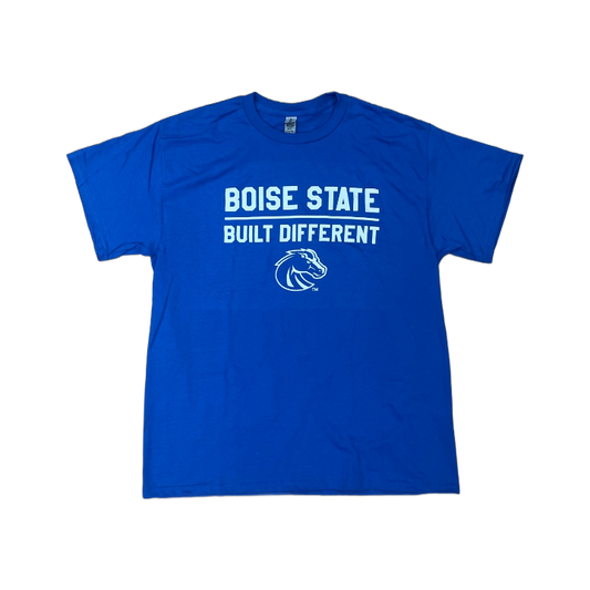 Boise State Broncos Select Men's "Built Different" Gameday T-Shirt (Blue)